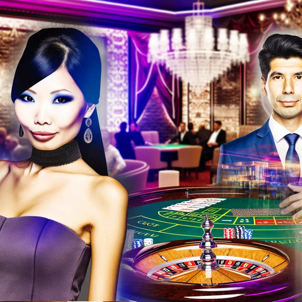 Prowadzący Moventertain Club przy stołach pokerowych podczas eleganckiego eventu